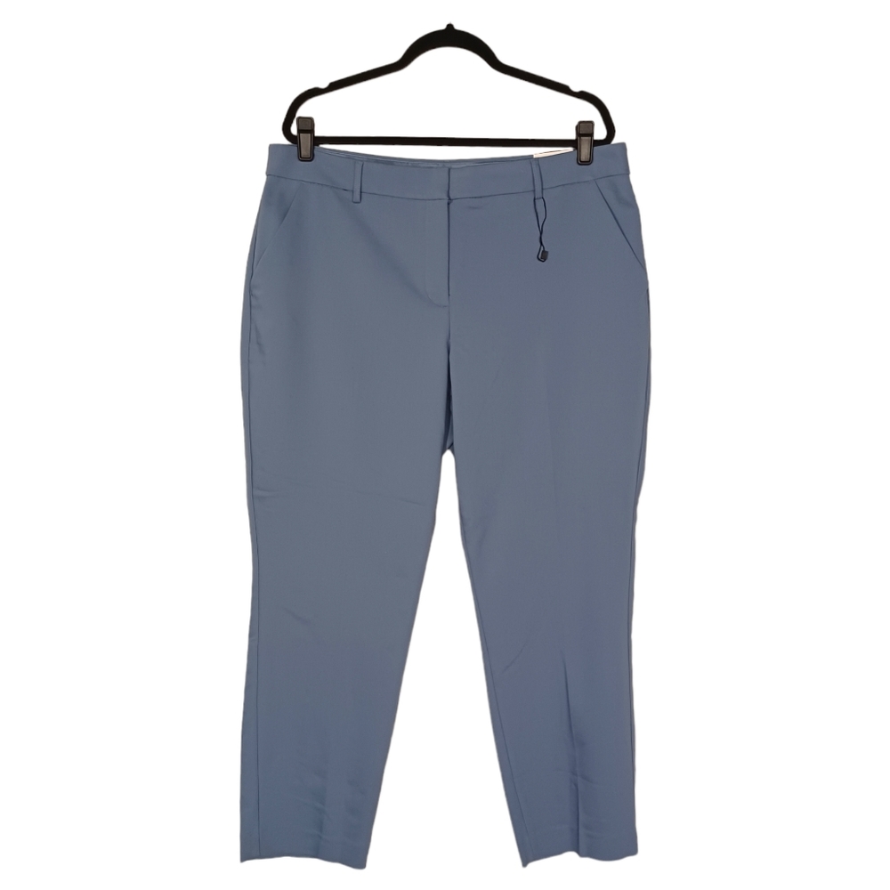EXPRESS Blue Columnist Ankle Mid Rise Trouser Pants 16R NWT